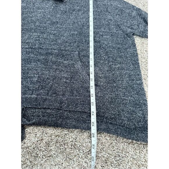 Barefoot Dreams Cozy Chic Lite Pebble Beach Pullover Hoodie Gray/Blue XL Soft - Picture 9 of 15